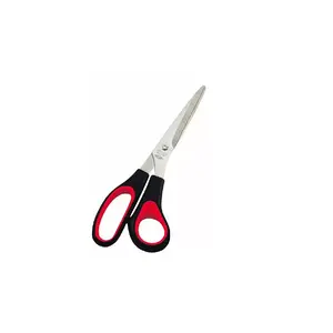 Straight cut scissors WEDO 976 8 Black Red