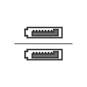 SATA cietā diska kabelis HP 683864-001, 18 collas (45,7 cm) iekšējai HDD/SSD savienošanai