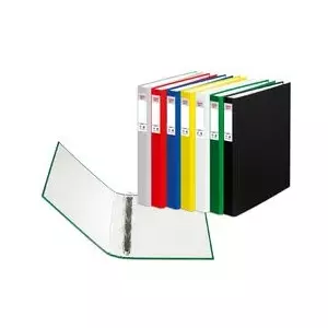 Ring Binder HERLITZ 5304050 A4, 4-ring, dark green, 37 mm spine, 14 mm capacity