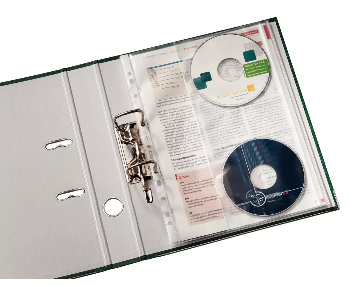 Kabats ar CD sleevu, Leitz, Pocket with CD sleeve Photo 2