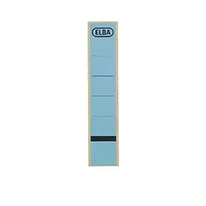 Non-adhesive label Elba 04617 BL Blue Rectangle