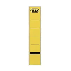 Non-adhesive label Elba 04617 GB Yellow Rectangle