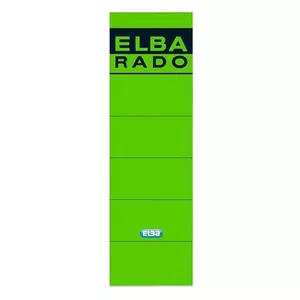 Label Elba 04617 GN non-adhesive Green Rectangle 10 pcs