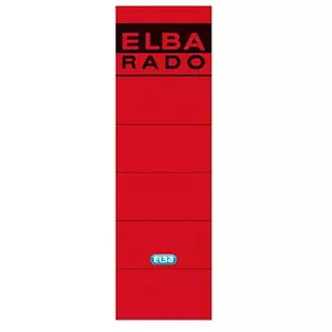 Label non-adhesive Elba 04617 RO Red Rectangle