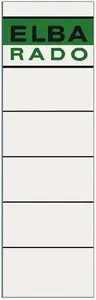Elba 100420947 Spine label for lever arch files 8 cm white