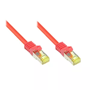 Tīkla kabelis Alcasa 0.15m Cat7 RJ-45 Sarkans S/FTP