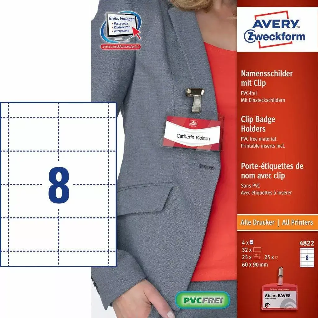 Неадгезивная этикетка AVERY 4822 Photo 2