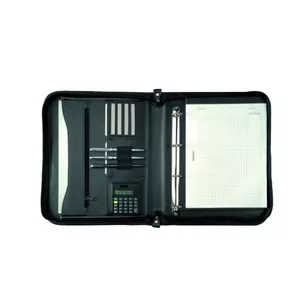Personal Organizer Jüscha 41006 Leather Black