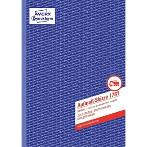 Accounting form/book AVERY 1781 A4 50 pages