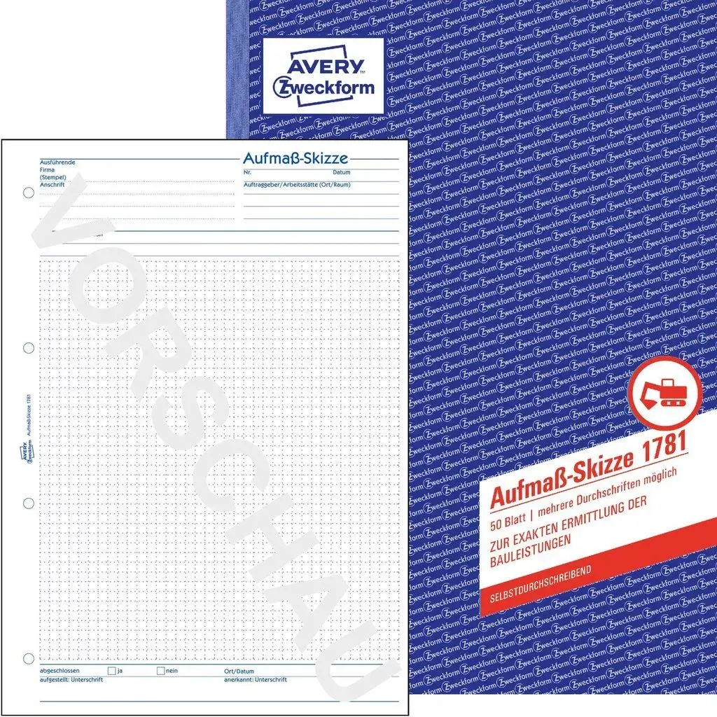 Accounting form/book AVERY 1781 Photo 3