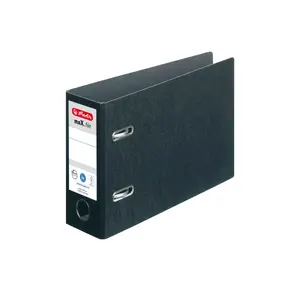 Ring binder A5 Herlitz maX.file Black