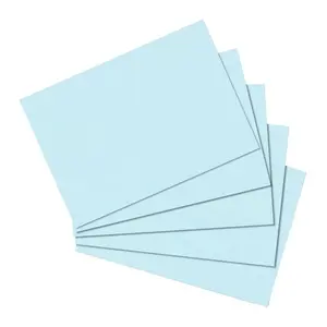 Index card Herlitz 10837128 Blue 100 pcs