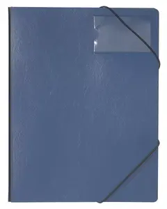 Durable 2320-07 A4 Corner Folder, PVC, Blue