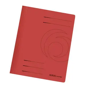 Manila folder Herlitz 11034295 Cardboard Red A4