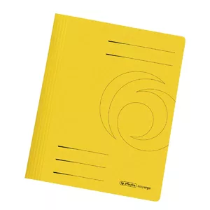 Manila folder Herlitz 11034303 Cardboard Yellow A4