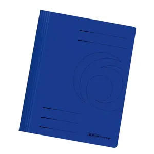 Manila folder Herlitz 11036969 Cardboard Blue A4