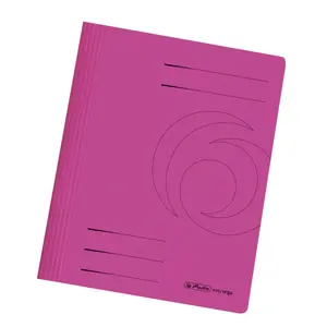 Manila folder Herlitz 11037124 Cardboard Pink A4