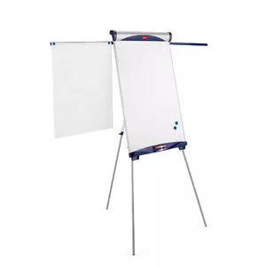 Flipchart Easel NOBO Classic Steel Tripod Magnetic with Extending Arms — Board 1000×685 mm, Portrait, Freestanding