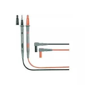 Test lead set Voltcraft MS-4P — 1.20 m, black/red insulated leads
