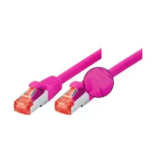 Networking cable Tecline 5m Cat6 S/FTP Magenta