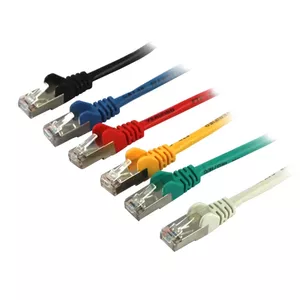 Networking cable Synergy21 S215099 Cat5e SF/UTP (S-FTP) Yellow 0.25 m RJ-45–RJ-45