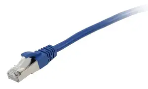Network patch cable Synergy21 S215104 Cat5e SF/UTP (S-FTP) Blue 0.5 m RJ-45–RJ-45