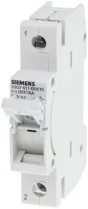 Siemens Fuse switch disconnector 5SG7611-0KK16 16 A 230 V 1P Multicolour