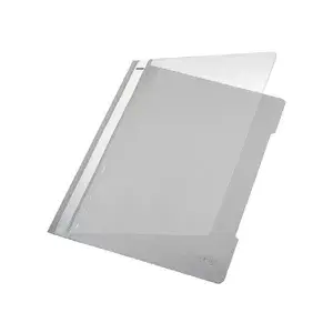 Report Cover Leitz Standard Plastic File Grey A4 PVC (25)