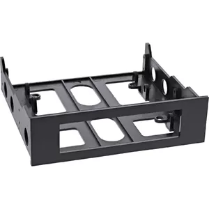 Bezel panel InLine 03700B Floppy installation frame with screws black