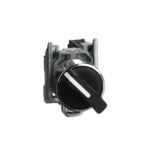 Rotary switch Schneider Electric XB4BD21, black, IP67, 30×68×47 mm