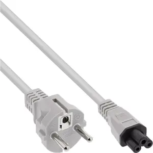 AC power cord InLine 16656A grey 1.8m