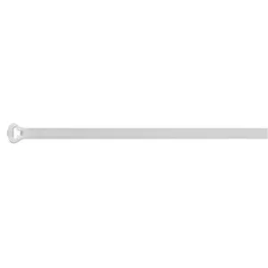 ABB TY525MR Hook & Loop Cable Ties, Polyamide and Stainless Steel, Transparent, 100 Pieces
