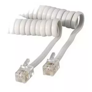 S/CONN 4m RJ10 Прозрачный Белый S/CONN 4m RJ10