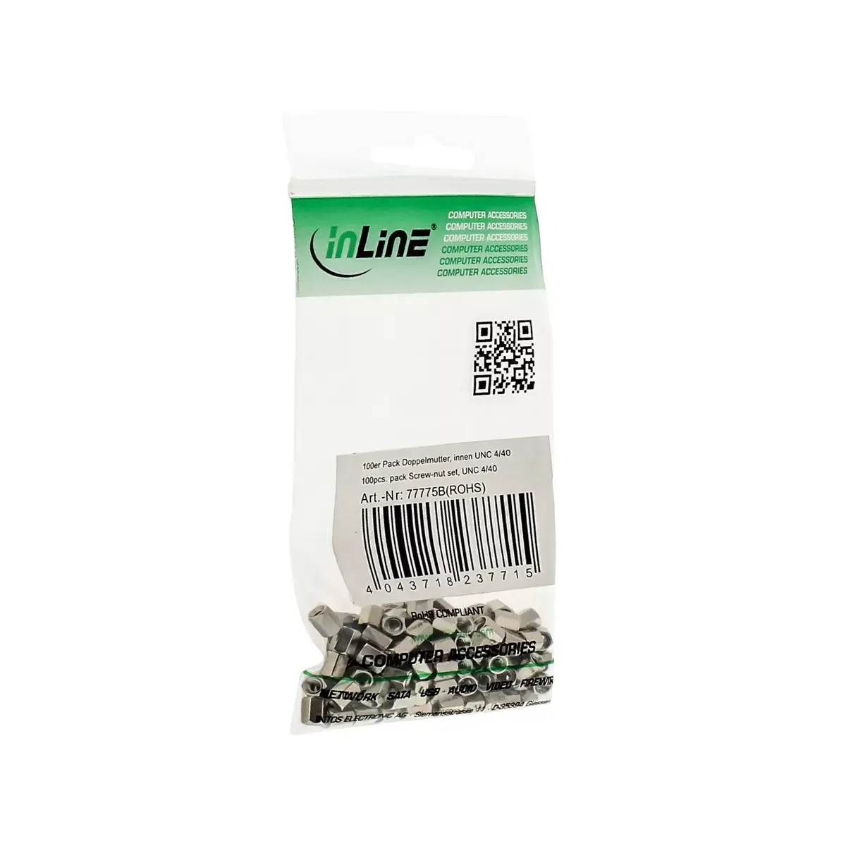 Screw Nut Set UNC 4/40 InLine Photo 2