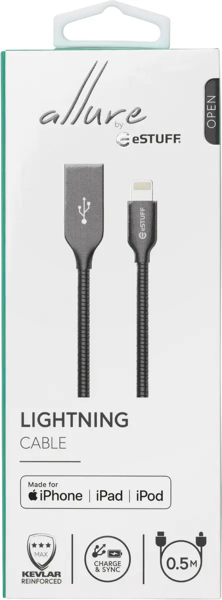 eSTUFF ES601065 Lightning Cable Photo 3