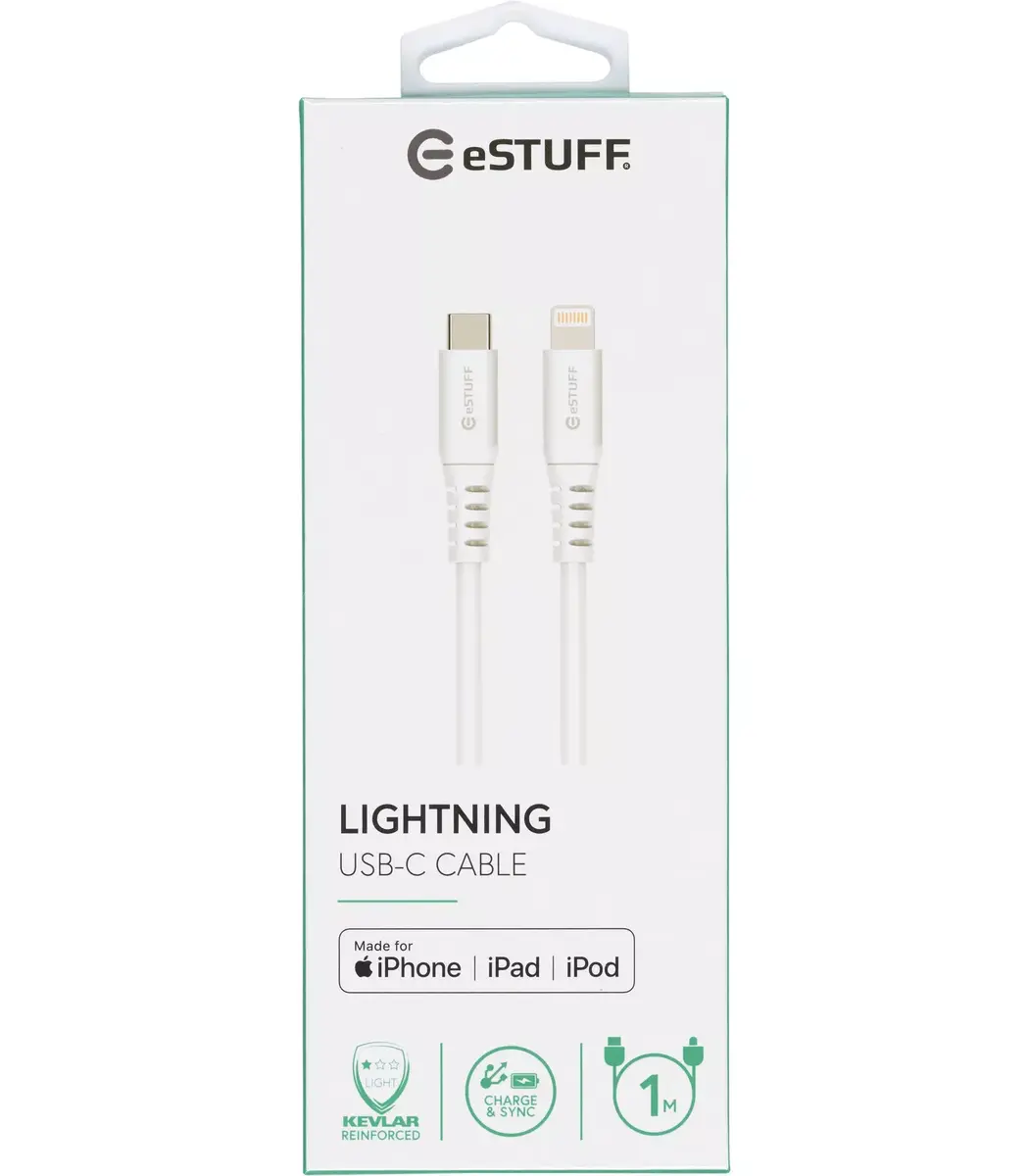 eSTUFF ES602101 Lightning — USB‑C kabelis 1 m Photo 2