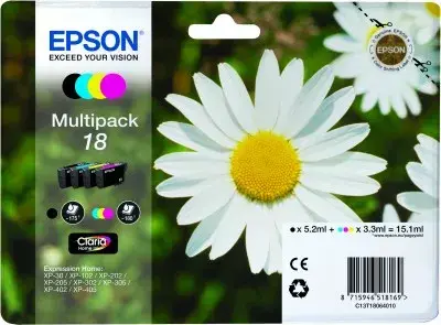 Epson Daisy Multipack 4‑colours 18 Claria Home Ink Photo 7