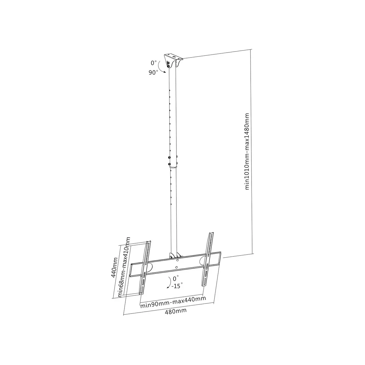 Flat & Bevel Roof Bracket InLine 23149A Photo 4