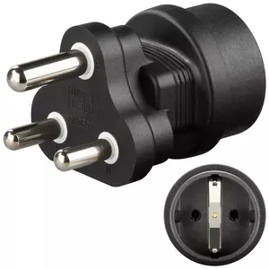 Mains Adapter Goobay South Africa Black