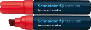 Перманентный маркер Schneider Electric 280 — красный, водостойкий, быстросохнущий
