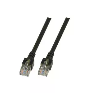 EFB Elektronik Cat5e, 10m networking cable Black SF/UTP (S-FTP)