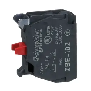 Contactor accessory Schneider Electric ZBE102 — black, IP20, certified (CCC UL DNV GL GOST LROS BV CSA)