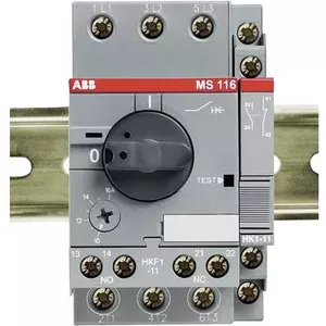 Автоматический выключатель защиты двигателя ABB MS116-6.3 6.3 А 690 В AC