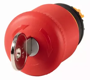 Кнопка аварийной остановки Eaton M22-PVS с ключом