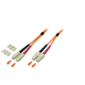 Fibre optic cable EFB Elektronik O6423.1 1 m SC Orange