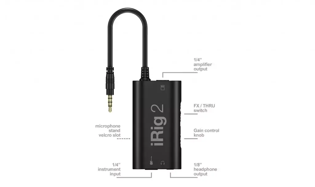 IK Multimedia iRig 2 аудиоинтерфейс Photo 16
