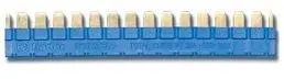 Finder 093.16 Comb Busbar for 16 Poles, Blue