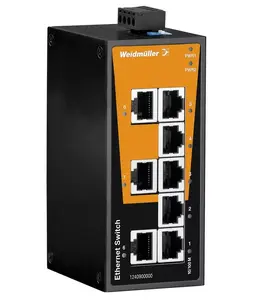 Weidmüller IE-SW-BL08-8TX Unmanaged Fast Ethernet Switch with 8 RJ-45 Ports
