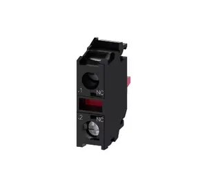 Siemens 3SU1400-1AA10-1CA0 Auxiliary Contact Module, 1 NC, Front Mounting