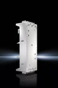 Circuit breaker accessory Rittal 9342.400 — 3‑pole adapter for 60 mm devices, RAL 7035